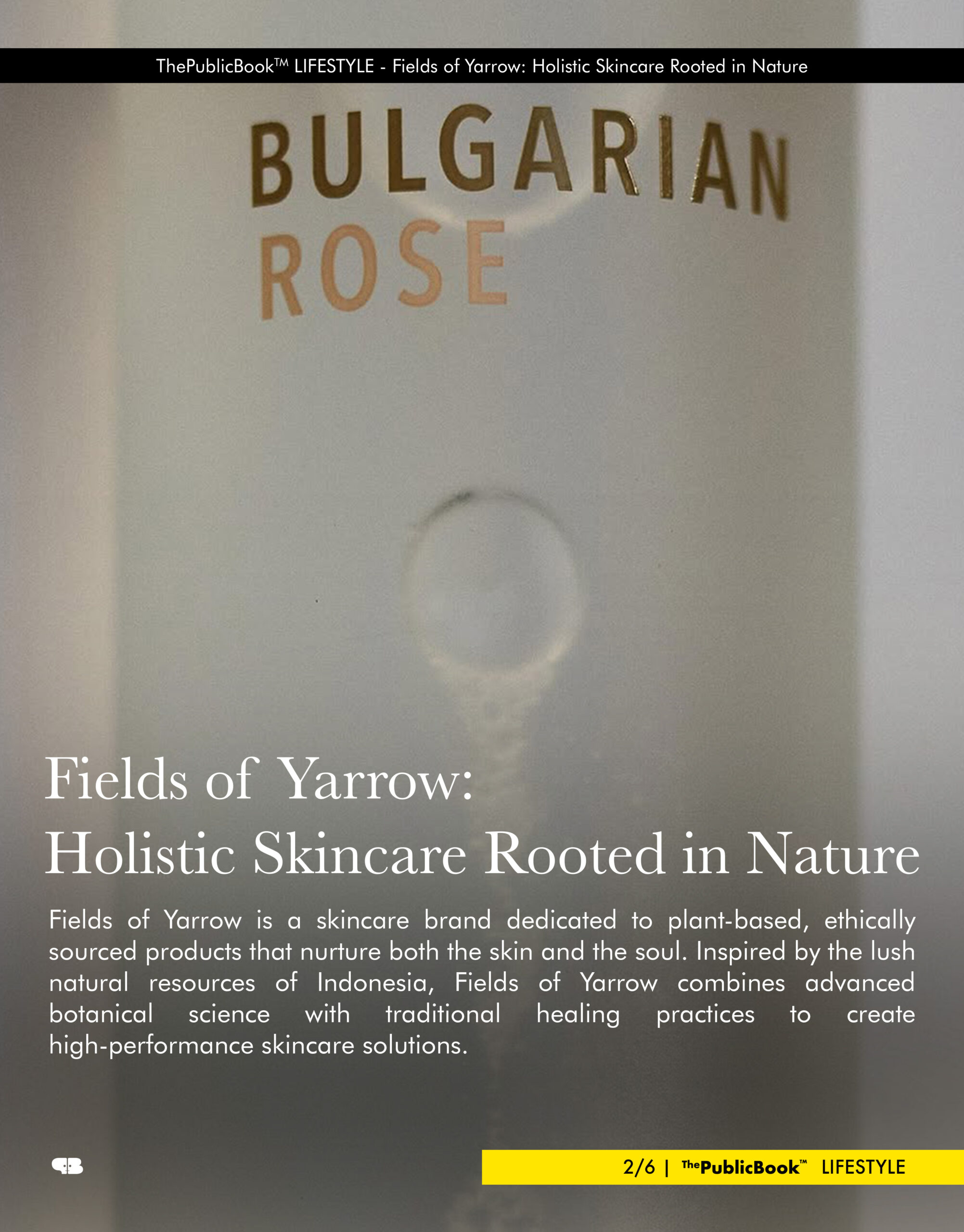 Fields of Yarrow Skincare Brand